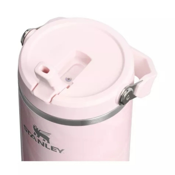 Stanley Pink Amethyst Calacatta Insulated 40oz Water Bottle with Handle Marble - Picture 2 of 4